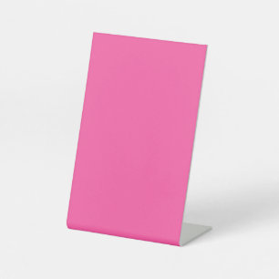 Brilliant rose (solid colour) pedestal sign