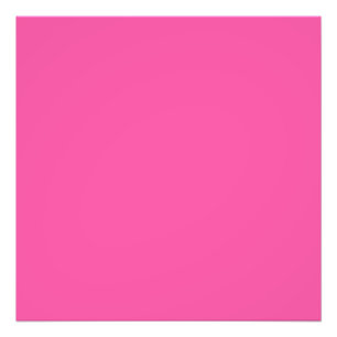 Brilliant rose (solid colour) photo print