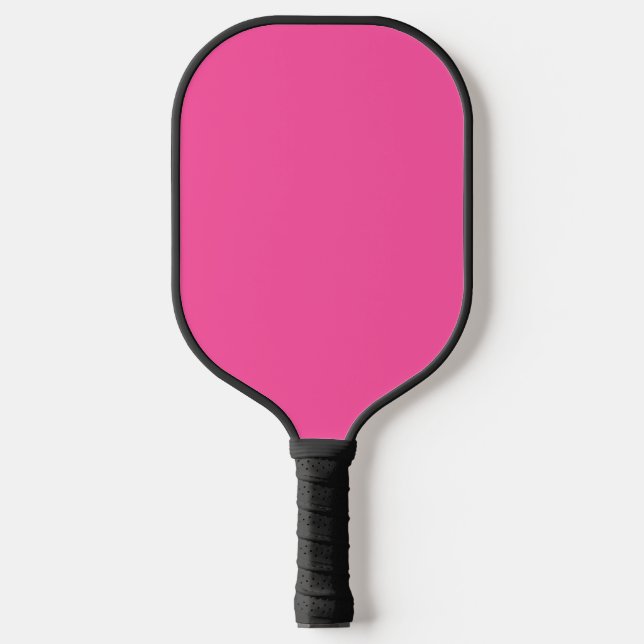 Brilliant rose  (solid colour)  pickleball paddle (Front)