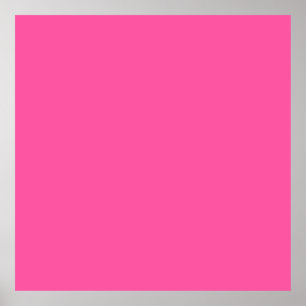 Brilliant rose  (solid colour)  poster