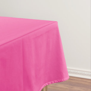 Brilliant rose (solid colour) tablecloth