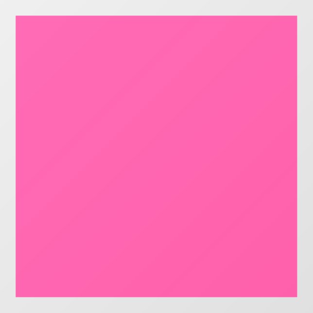 Brilliant rose  (solid colour)  window cling (Sheet)