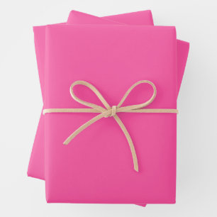 Brilliant rose (solid colour) wrapping paper sheet