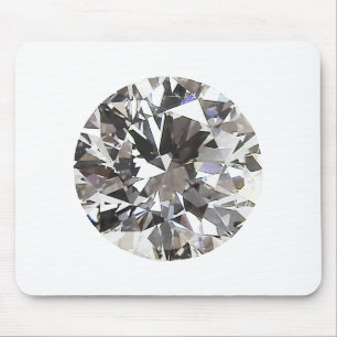 Brilliant Round Diamond Mouse Mat