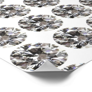 Brilliant Round Diamond Poster