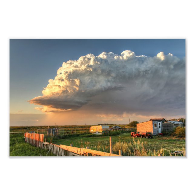 Brilliant SK Supercell Storm Photo Print (Front)