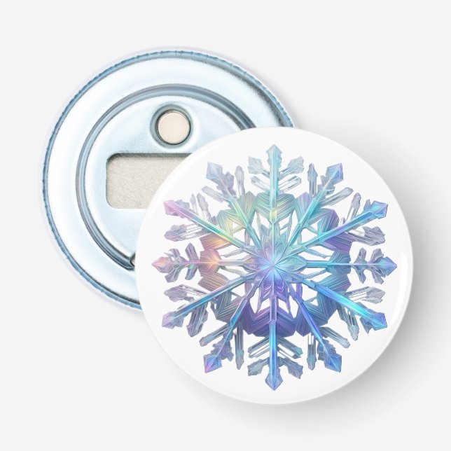 Brilliant Snowflake Bottle Opener (Front)