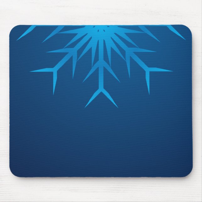 brilliant snowflake mouse mat (Front)