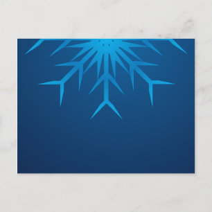 brilliant snowflake postcard