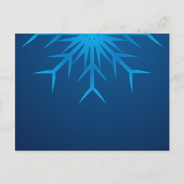 brilliant snowflake postcard (Front)