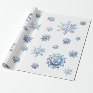 Brilliant Snowflake Wrapping Paper