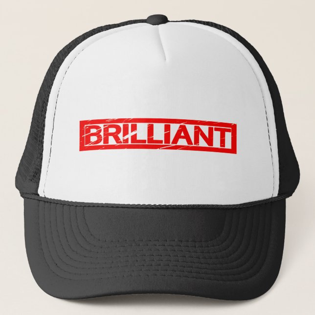 Brilliant Stamp Trucker Hat (Front)