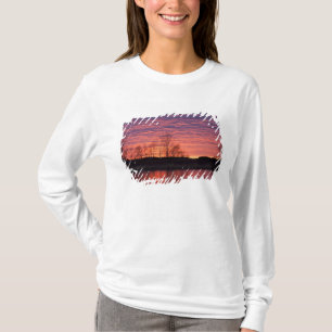 Brilliant sunset reflects into the Calamus River T-Shirt