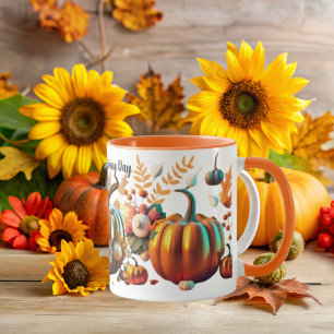 Brilliant Thanksgiving Bountiful Mug