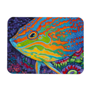 Brilliant Tropical Fish I Magnet