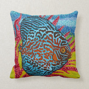 Brilliant Tropical Fish II Cushion