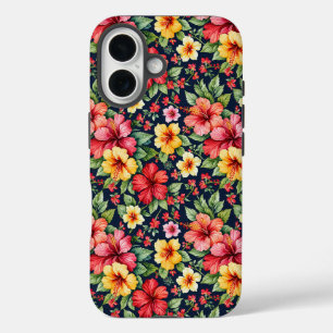 Brilliant Tropical Hibiscus iPhone 16 Case