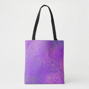 Brilliant Violet Modern Marbled Art Tote Bag