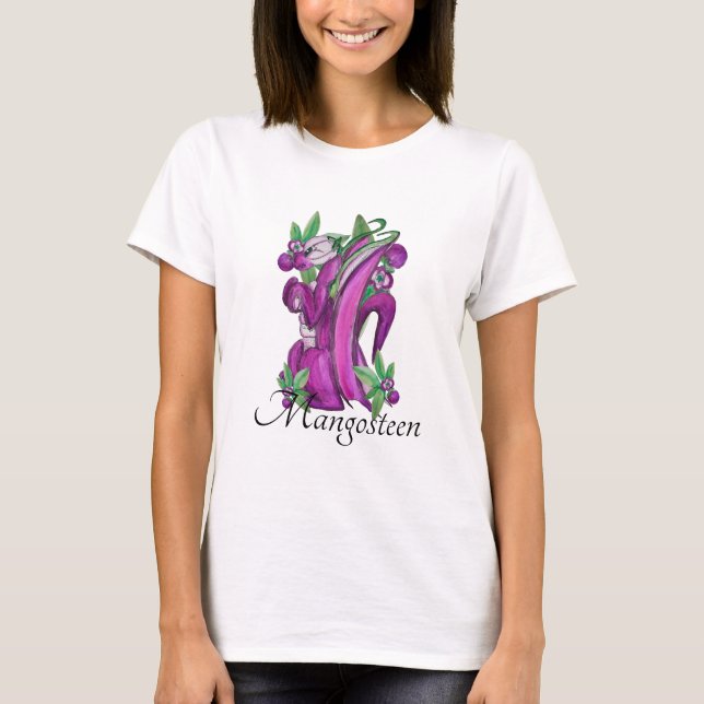 Brilliantly purple mangosteen dragon T-Shirt (Front)