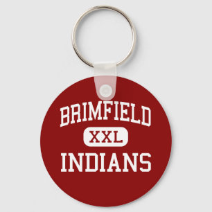Brimfield - Indians - High - Brimfield Illinois Key Ring