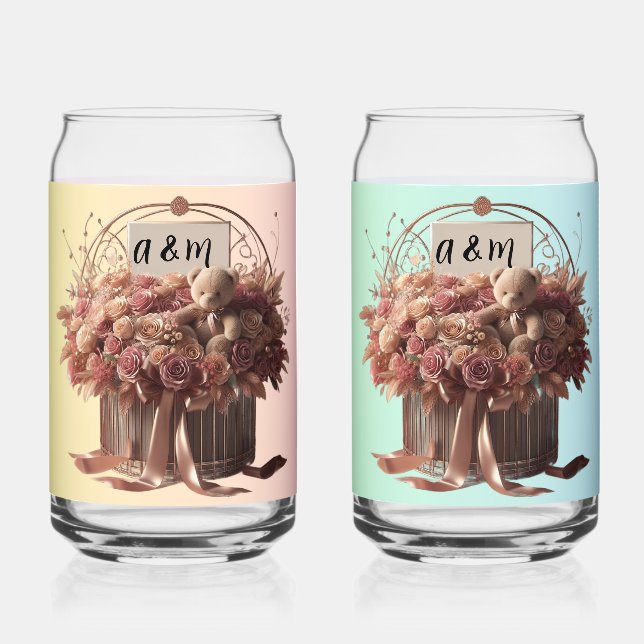 Brindis Boda Novel Drinkware Set Can Glass (Front)