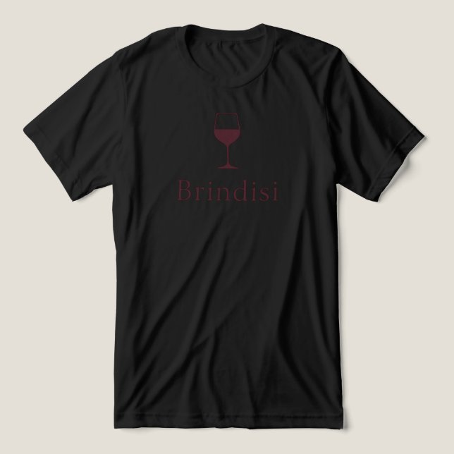 Brindisi T-Shirt Tri-Blend Shirt (Design Front)
