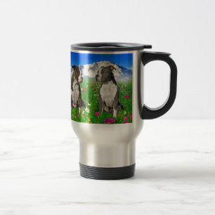 Brindle & Blue Staffordshire & Pit Bull Dogs Travel Mug