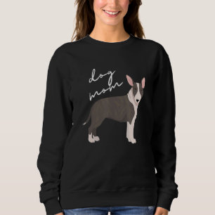 Brindle Bull Terrier Dog Mum Woman Sweatshirt