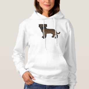 Brindle Bullmastiff Cute Cartoon Dog Hoodie