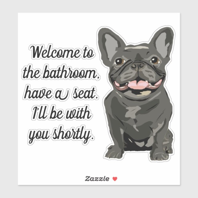 Brindle French Bulldog (Sheet)
