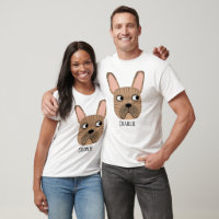 Brindle French Bulldog Personalised T-Shirt
