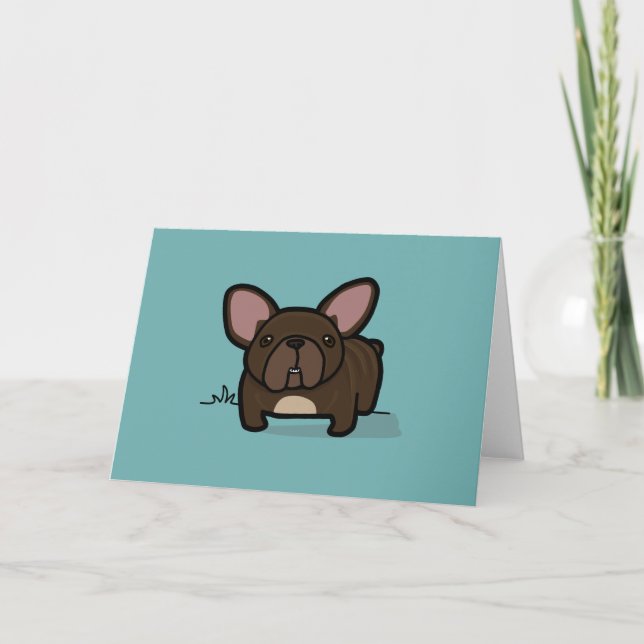 Brindle Frenchie Card (Front)