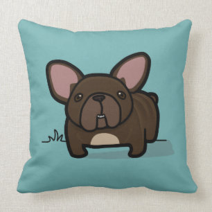 Brindle Frenchie Cushion