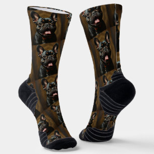 Brindle Frenchie French Bulldog Dog Pet  Socks