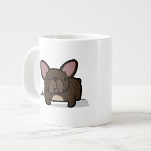 Brindle Frenchie Large Coffee Mug