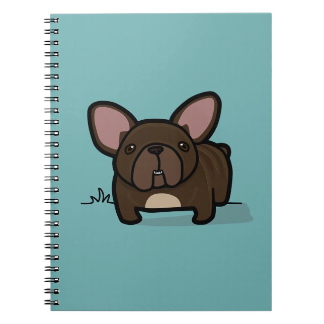 Brindle Frenchie Notebook (Front)