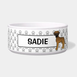 Brindle Great Dane Dog With Pet's Name