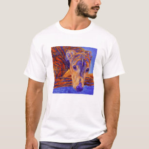 Brindle Greyhound - Light T-shirt - "Ace"