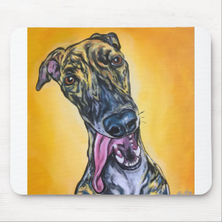Brindle Greyhound Mouse Mat