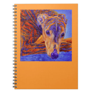 Brindle Greyhound Notebook - "Ace"