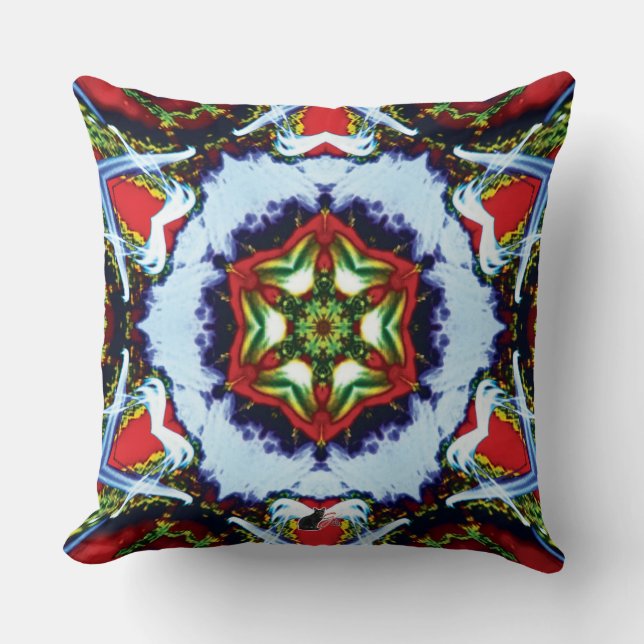 Brindle Kaleidoscope Cushion (Front)