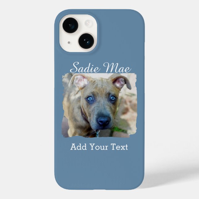 Brindle Pit Bull Puppy by Shirley Taylor Case-Mate iPhone Case (Back)