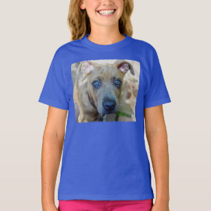 Brindle Pit Bull Puppy by Shirley Taylor T-Shirt