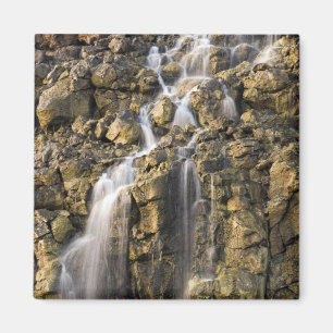 Brine falls from volcanic rock drop off magnet