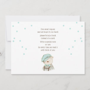 Bring a Book Baby Shower Card