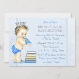Bring A Book Baby Shower Invitation