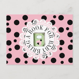 Bring a Book for Baby Baby Shower Card