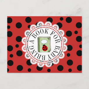 Bring a Book for Baby Baby Shower Card