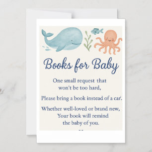 "Bring a Book Instead of a Card – Baby Shower Inse