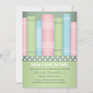 Bring a Book - Storybook - Baby Shower Invitations